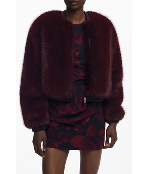 Desigual Red Polyester Women Jacket