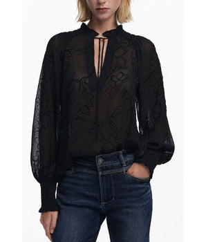 Desigual Black Polyester Women Blouse