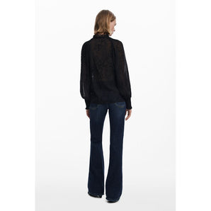 Desigual Black Polyester Women Blouse