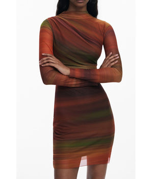 Desigual Orange Polyester Women Dress