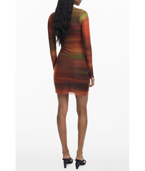 Desigual Orange Polyester Women Dress