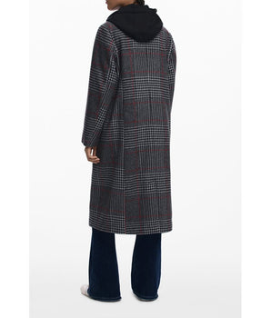 Desigual Gray Wool Women Coat