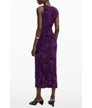 Desigual Purple Polyester Women Dress