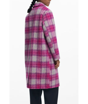 Desigual Pink Wool Women Coat