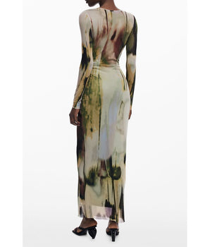 Desigual Green Polyester Women Dress