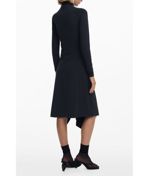 Desigual Black Cotton Women Dress