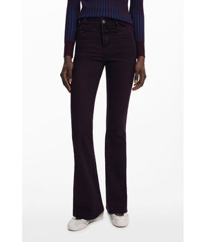 Desigual Purple Cotton Women Jeans