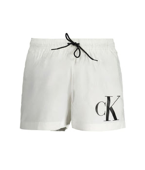 Calvin Klein White Polyester Swimwear