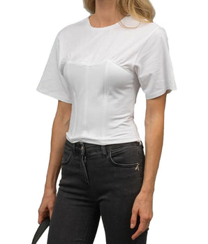 Patrizia Pepe White Cotton T-Shirt