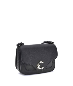 Coccinelle Black Calf Leather Bos Taurus Shoulder Bag