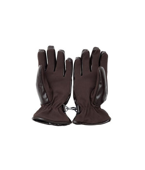 Bottega Veneta brown polymer gloves