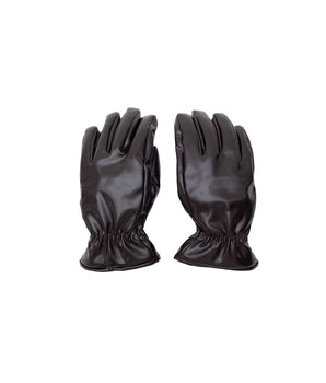 Bottega Veneta brown polymer gloves