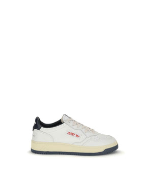 Autry White Leather Athletic Sneakers