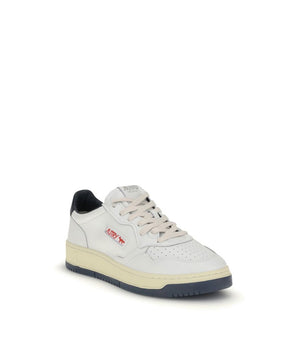 Autry White Leather Athletic Sneakers