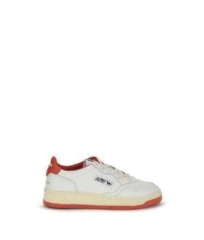 Autry White Leather Athletic Sneakers