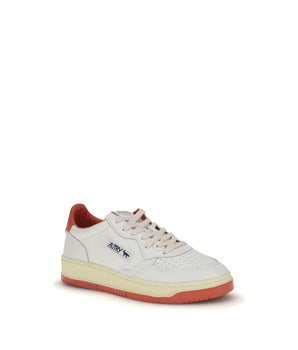 Autry White Leather Athletic Sneakers