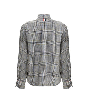 Thom Browne Beige Silk Dress Shirt