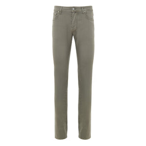 Jacob Cohen Gray Cotton Skinny Pant