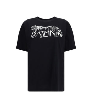 Balmain Leopard Print T-Shirt