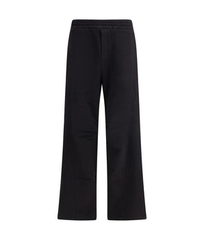Dolce & Gabbana Black Cotton Casual Pants
