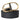 Dolce & Gabbana Black Leather Classic Metal Oval Buckle Belt