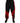 Dolce &amp; Gabbana Black Red Leopard Print Nylon Jogger Pants