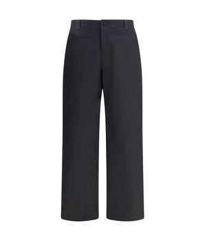 Gucci Black Cotton Casual Pants