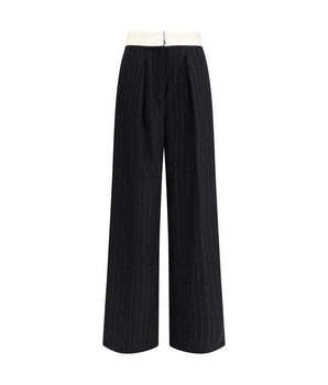 Forte_Forte Black Wool Dress Pants