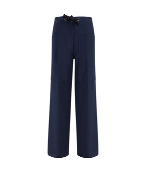 Forte_Forte Blue Cotton Casual Pants