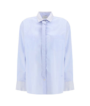Forte_Forte Light Blue Cotton Dress Shirt