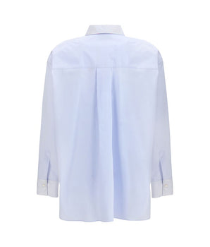 Forte_Forte Light Blue Cotton Dress Shirt