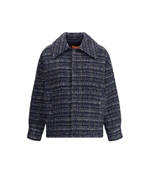 Missoni Blue Viscose Coat