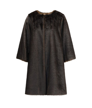 Loulou De Saison Brown Modacrylic Coat