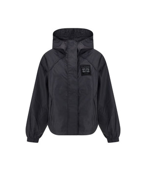 Ganni Black Nylon Shell Jacket