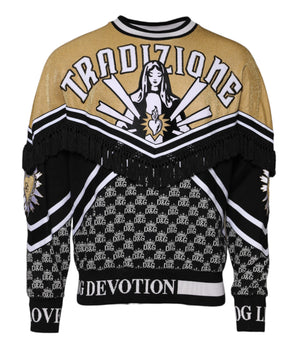 Dolce & Gabbana Multicolor Tradizione E Devotion Sweatshirt Sweater