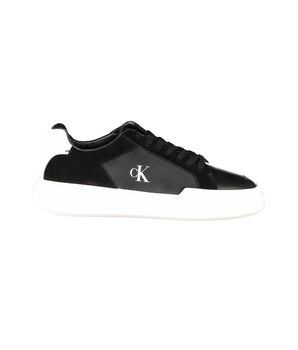 Calvin Klein Black Leather Men Sneaker