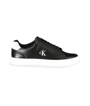 Calvin Klein Black Leather Men Sneaker