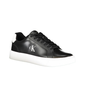 Calvin Klein Black Leather Men Sneaker