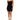 Dolce & Gabbana Black Faux Pearl Cotton Sheath Mini Dress