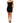 Dolce & Gabbana Black Faux Pearl Cotton Sheath Mini Dress