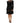 Dolce & Gabbana Black Floral Lace Trim Sheath A-line Dress