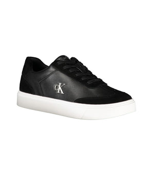 Calvin Klein Black Leather Men Sneaker