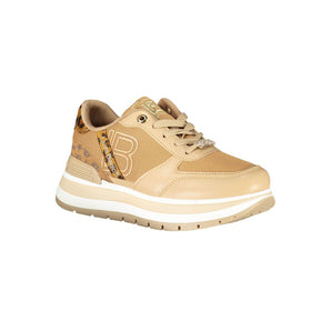 Laura Biagiotti Brown Polyester Women Sneaker