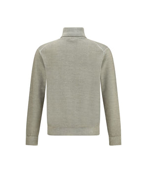 Cruciani Green Wool Turtleneck