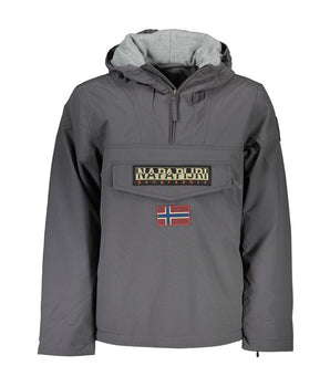 Napapijri Gray Polyamide Jackets &amp; Coat