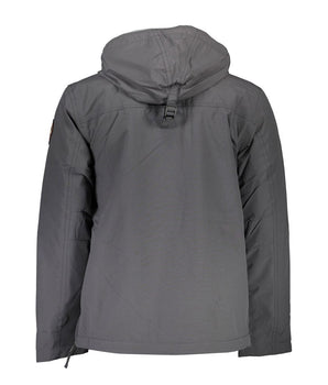 Napapijri Gray Polyamide Jackets &amp; Coat