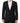 Dolce & Gabbana Black Stripes MARTINI 1 Button Suit Blazer