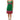 Dolce & Gabbana Green Floral Lace Fringes Lingerie Dress
