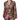 Dolce & Gabbana Hot Pink Fig Printed Silk Shirt Blouse Top