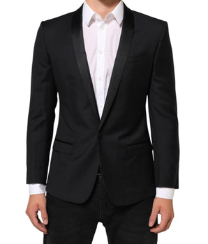 Dolce & Gabbana Black GOLD 1 Button Suit Jacket Men Blazer